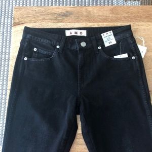 AMO Slim Fit Cropped Denim